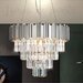 Candelabru Scaly Boheme Silver 500, 7 surse de iluminare